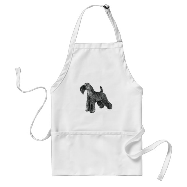 Kerry Blue Terrier Adult Apron (Front)