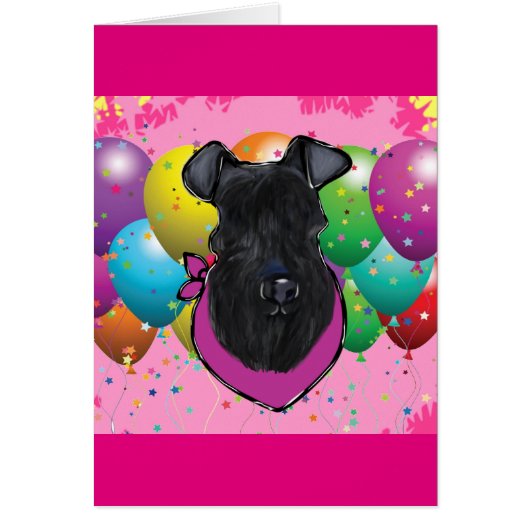 Kerry Blue Terrier Birthday (Front)