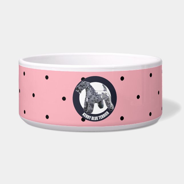Kerry Blue Terrier Bowl (Front)