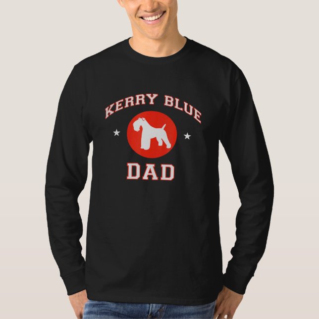 Kerry Blue Terrier Dad T-Shirt (Front)