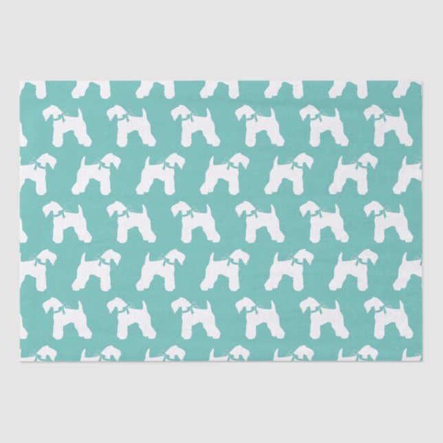 Kerry Blue Terrier Dog Puppy Tissue Paper (Front)
