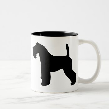 Kerry blue terrier Gear Two-tone Coffee Mug by SpotsDogHouse at Zazzle