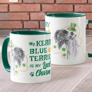 Kerry Blue Terrier Lucky Charm Irish Dog lover Fun