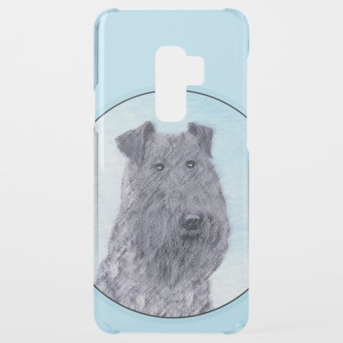 Kerry Blue Terrier Painting Cute Original Dog Art Uncommon Samsung Galaxy S9 Plus Case