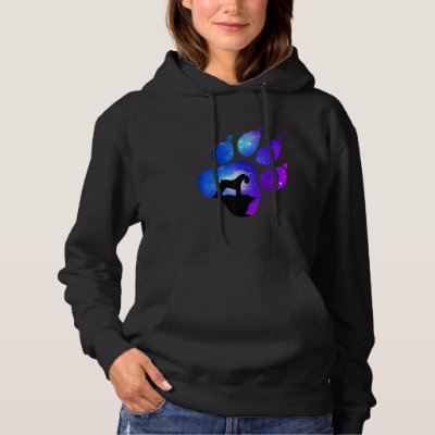Kerry Blue Terrier Paw Dog  Mom Dad Hoodie