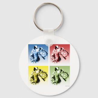 Kerry Blue Terrier Popart Keychain