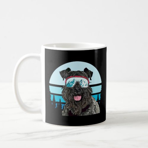 Kerry Blue Terrier Skiing Winter Mountain Ski Dog  Coffee Mug