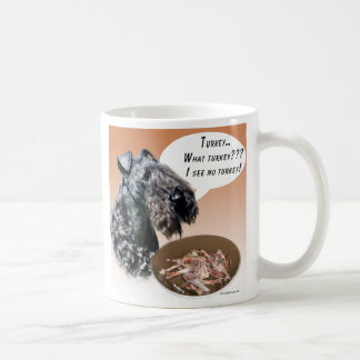 Kerry Blue Terrier Turkey Coffee Mug