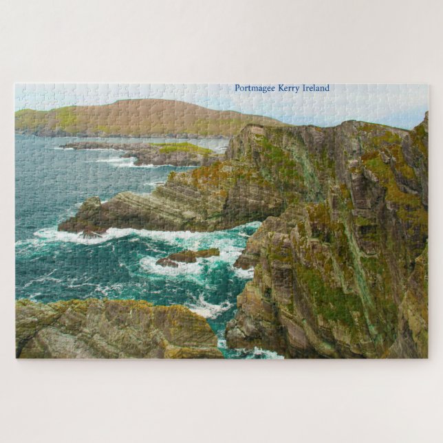 Kerry Cliffs Portmagee Kerry Ireland. Jigsaw Puzzl Jigsaw Puzzle (Horizontal)