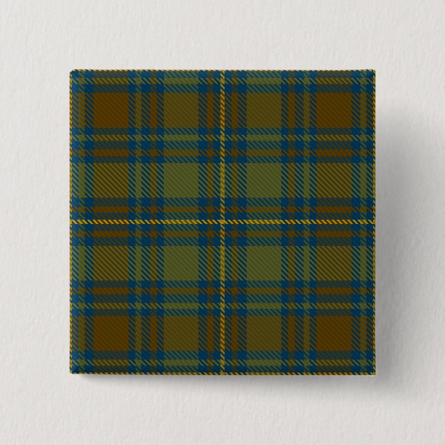 Kerry County Irish Tartan Button (Front)