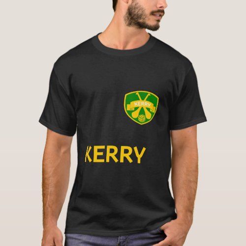 Kerry _ Football And Hurling Long Sleeve Jersey T_Shirt
