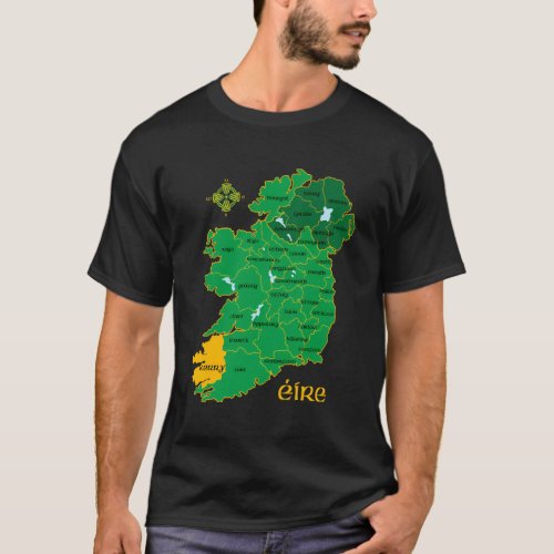 Kerry Ireland County Irish Travel T_Shirt