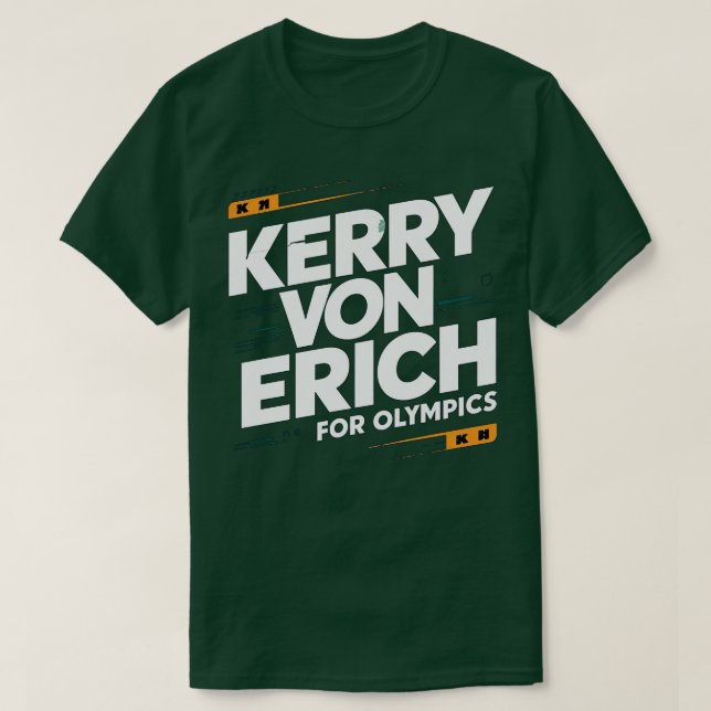 Kerry Von Erich For Olympics TShirt (Design Front)