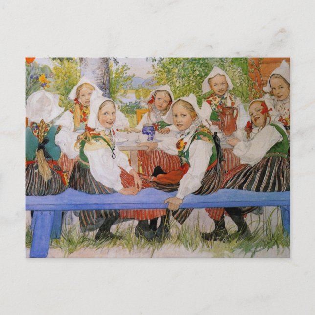 Kersti's Birthday 1909 Postcard (Front)