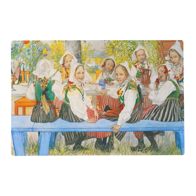 Kersti's Birthday By Carl Larsson Placemat (Front)