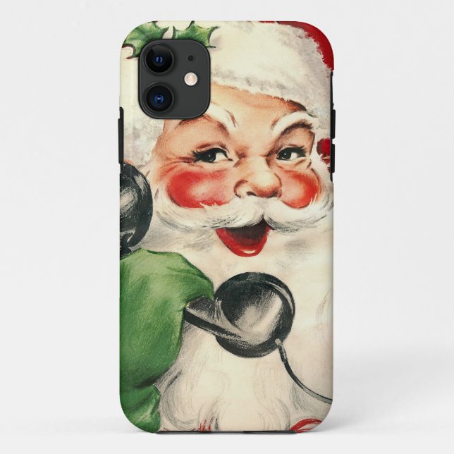 Kerstman bij de Telefoon Case-Mate iPhone Case (Back)