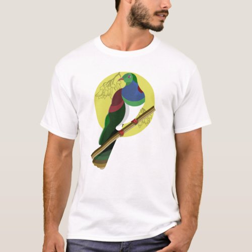 KERURU Wood pigeon NZ BIRD T_Shirt