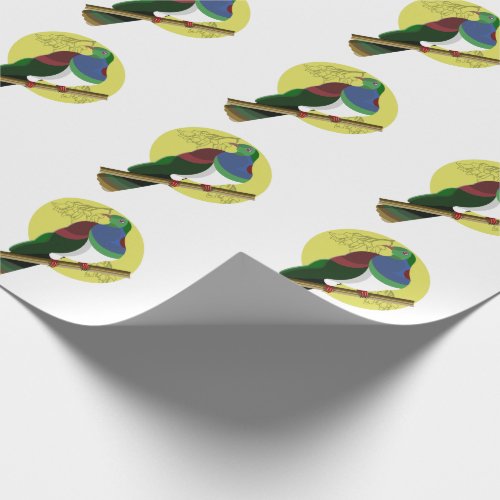 KERURU Wood pigeon Wrapping Paper
