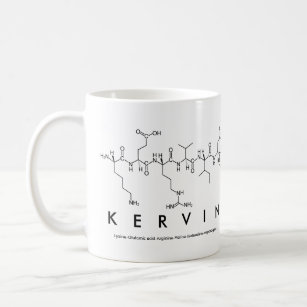 Kervin peptide name mug