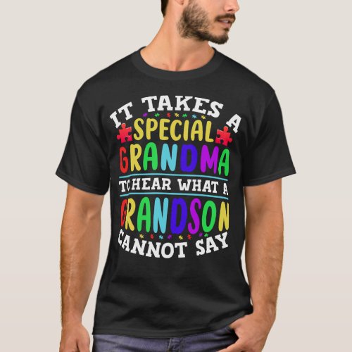 kes Special Grandma to Hear What Grandson Cant Say T_Shirt