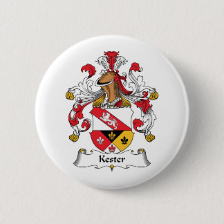 Kester Family Crest Pinback Button