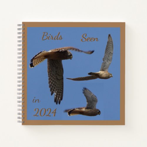 Kestrel Birds Photography Birdwatching Notebook