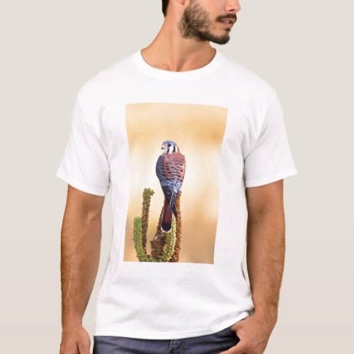 Kestrel Falco sparverius Native to US  Canada T_Shirt