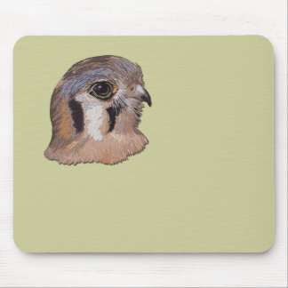 Kestrel Faux Embroidery Mouse Pad