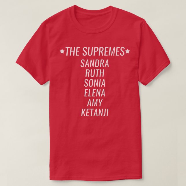 Ketanji Brown Jackson 1st Black Woman Supreme Cour T-Shirt (Design Front)
