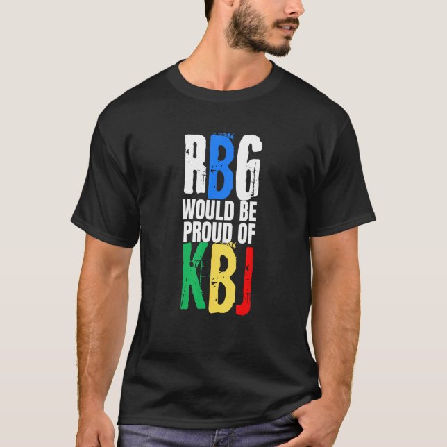 Ketanji Brown Jackson 1st Supreme Court Justice Bl T-Shirt (Front)