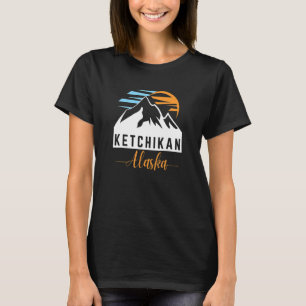 Ketchikan AK Sunrise Sunset & Mountains Outdoor Ad T-Shirt
