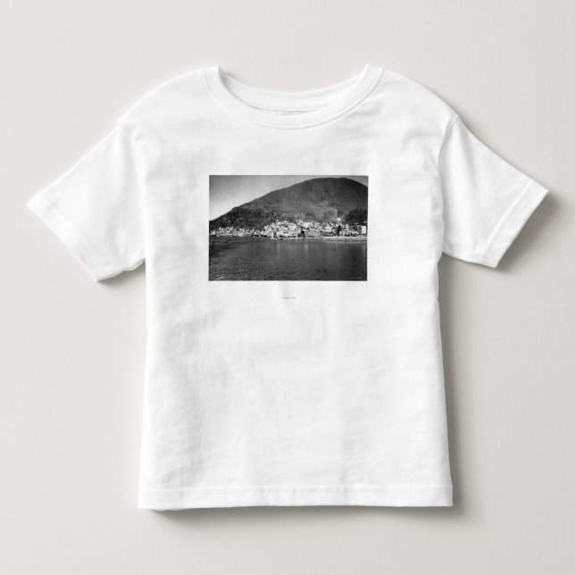 Ketchikan, Alaska from Arriving Ship Photograph Toddler T-shirt (Front)