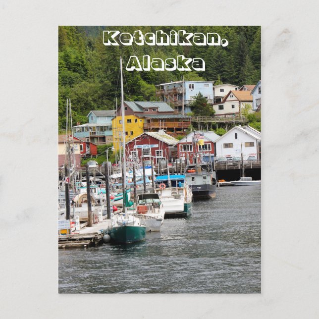 Ketchikan, Alaska Postcard (Front)