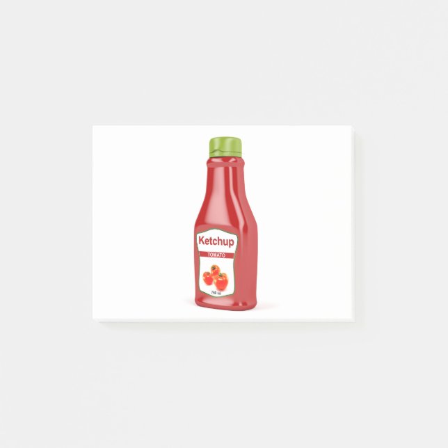 Ketchup bottle post-it notes (Front)