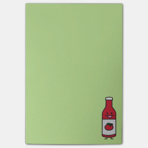 Ketchup Bottle Tomato Sauce Table condiment fancy Post-it Notes