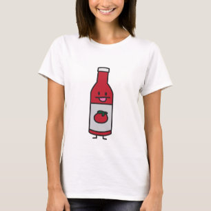 Ketchup Bottle Tomato Sauce Table condiment fancy T-Shirt