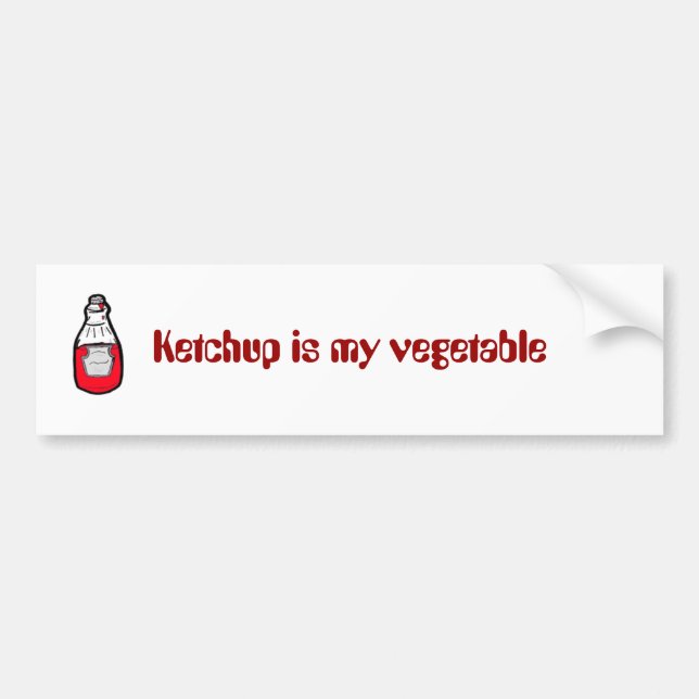 Ketchup Bumper Sticker (Front)
