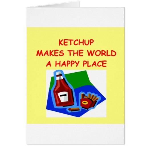 ketchup cards (Front)