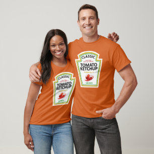 Ketchup Costume Matching Couples Groups Halloween T-Shirt