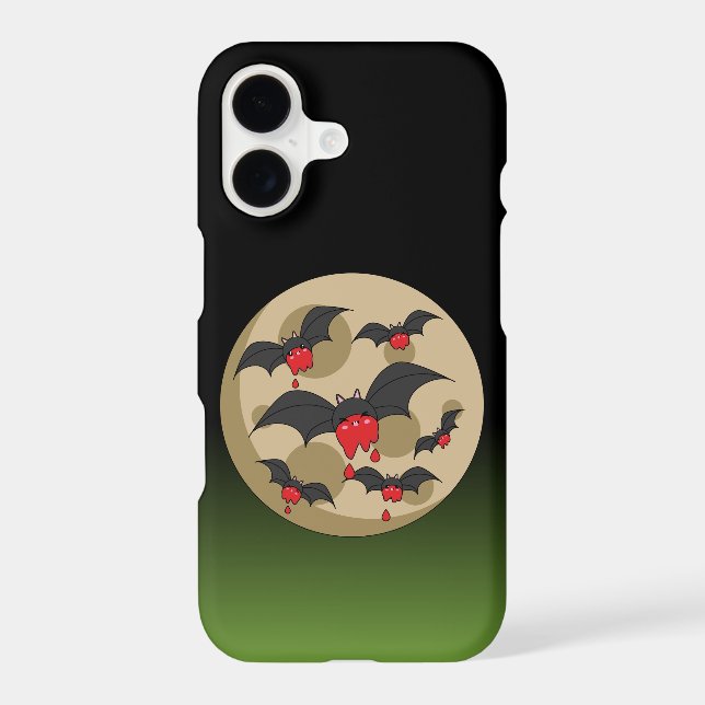 Ketchup Eater Vampire Bats Iphone Case (Back)
