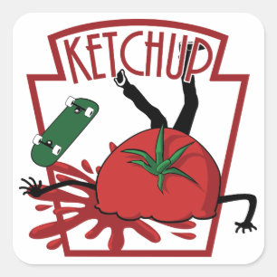 KETCHUP. Funny sticker
