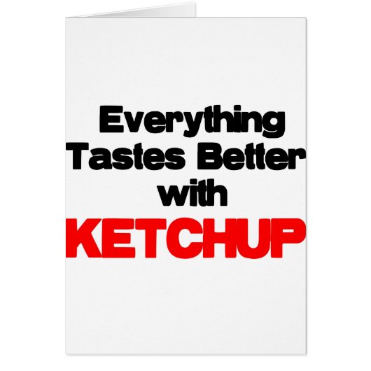 KETCHUP LOVER CARDS (Front)
