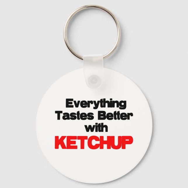 KETCHUP LOVER KEYCHAIN (Front)