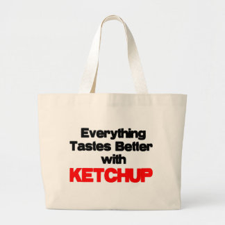 KETCHUP LOVER LARGE TOTE BAG
