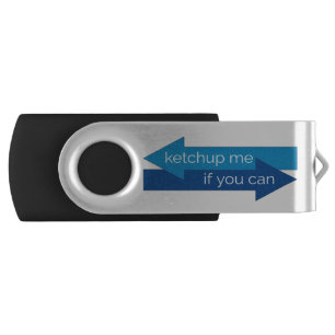 Ketchup me if you can movie pun/joke flash drive