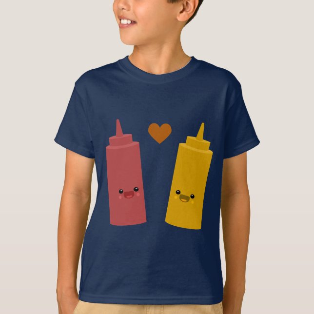 Ketchup & Mustard Friends T-Shirt (Front)