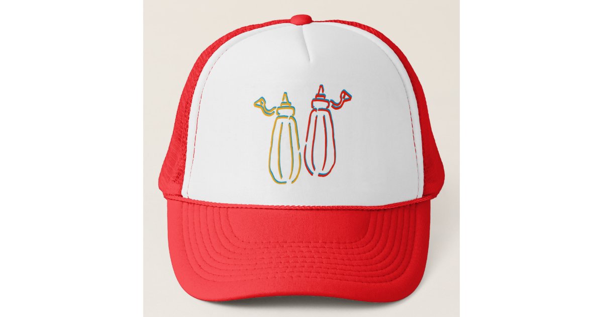 Ketchup & Mustard Hat Zazzle