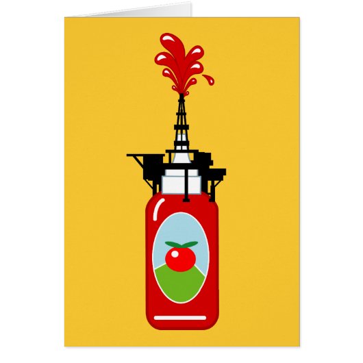 Ketchup Oil Rig Cards (Front)