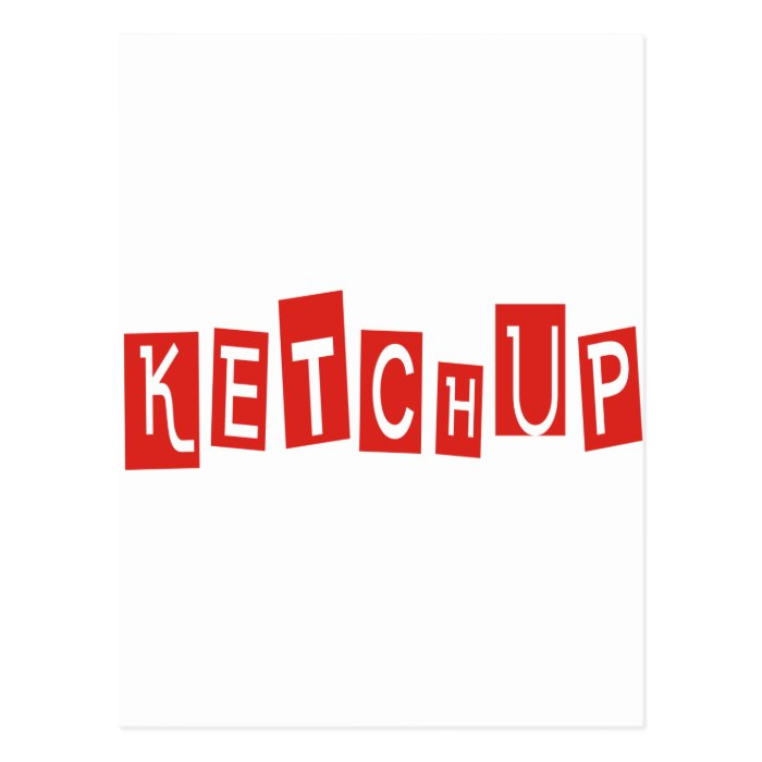 Ketchup Products & Designs Postcards