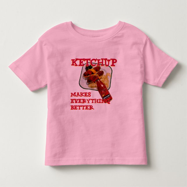 Ketchup Toddler T-shirt (Front)